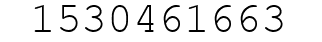 Number 1530461663.