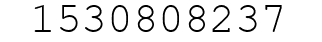 Number 1530808237.