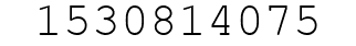 Number 1530814075.