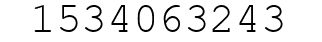 Number 1534063243.