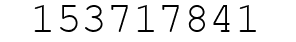 Number 153717841.