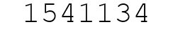 Number 1541134.