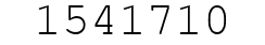 Number 1541710.