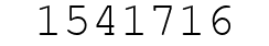 Number 1541716.