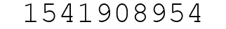 Number 1541908954.