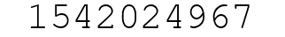 Number 1542024967.