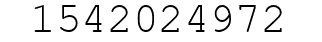 Number 1542024972.