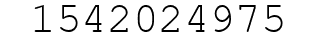Number 1542024975.