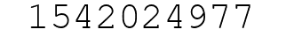 Number 1542024977.
