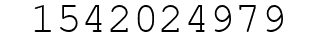 Number 1542024979.