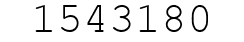 Number 1543180.