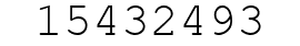 Number 15432493.