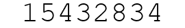 Number 15432834.