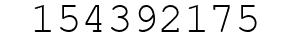 Number 154392175.