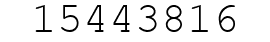 Number 15443816.
