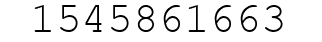 Number 1545861663.