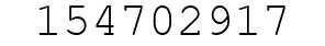 Number 154702917.