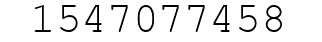 Number 1547077458.