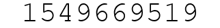Number 1549669519.