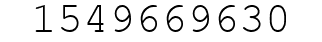 Number 1549669630.