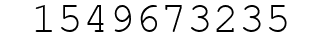 Number 1549673235.