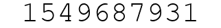Number 1549687931.