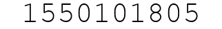 Number 1550101805.