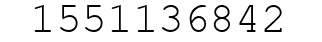 Number 1551136842.