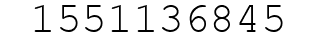 Number 1551136845.