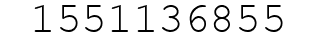 Number 1551136855.