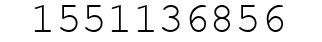 Number 1551136856.
