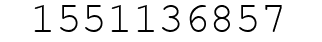 Number 1551136857.