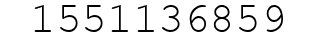 Number 1551136859.