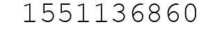 Number 1551136860.