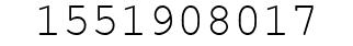 Number 1551908017.