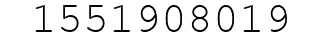 Number 1551908019.