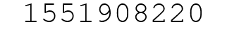 Number 1551908220.