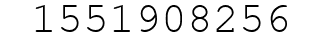 Number 1551908256.