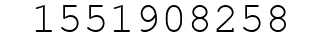 Number 1551908258.