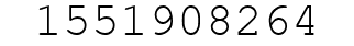 Number 1551908264.