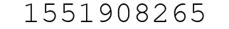 Number 1551908265.