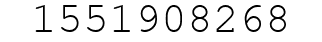 Number 1551908268.