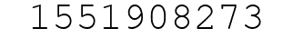 Number 1551908273.