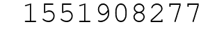 Number 1551908277.