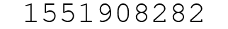 Number 1551908282.