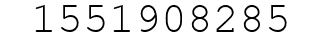 Number 1551908285.