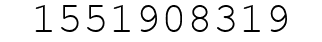 Number 1551908319.