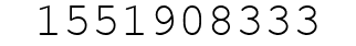 Number 1551908333.