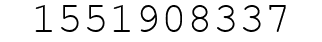 Number 1551908337.