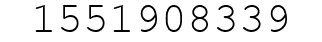 Number 1551908339.